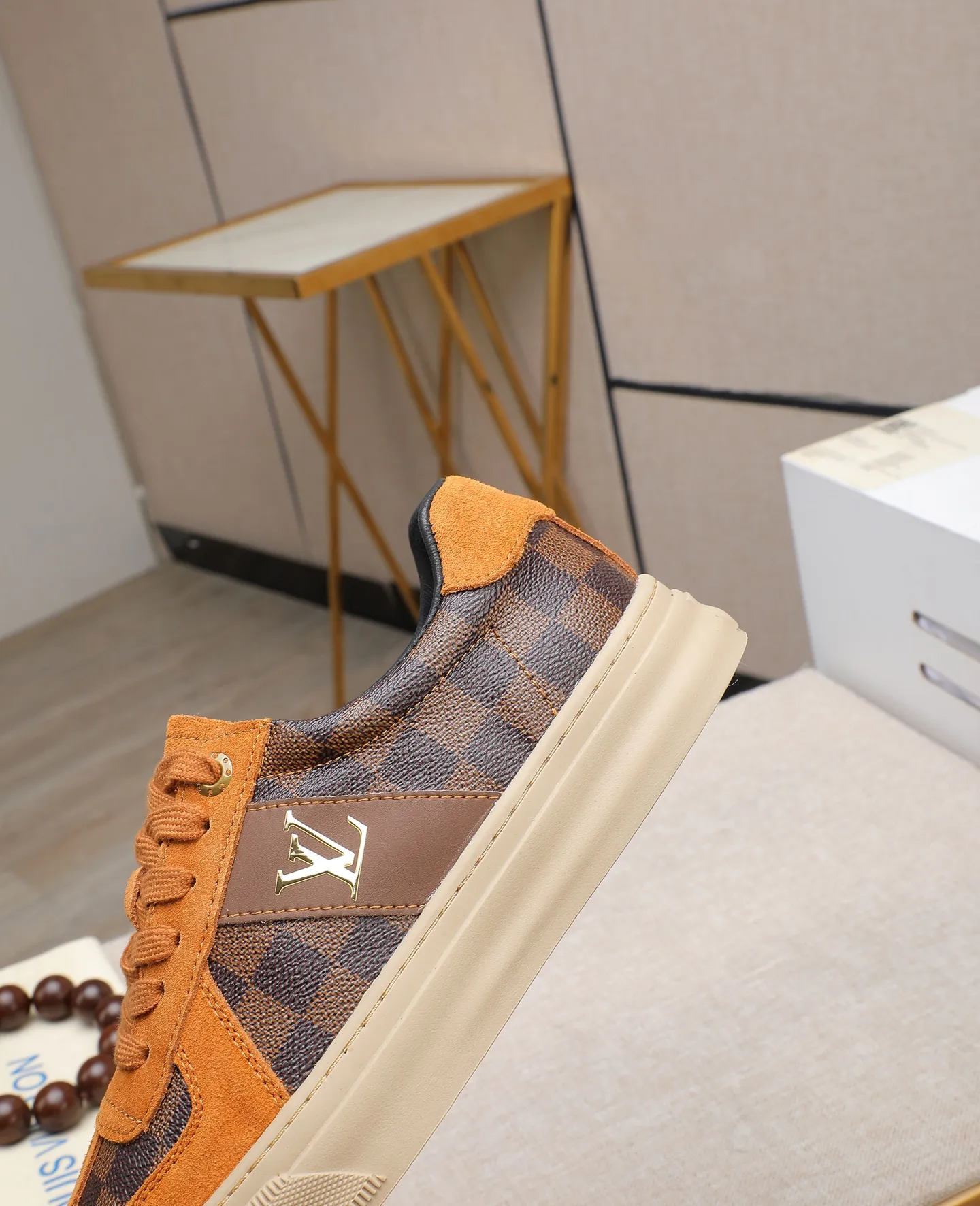 Men's shoes 💰420 📛📛(Niuli) high-end [LOUIS VUITTON】Louis Vuitton official website synchronizes new products👟Milan fashion catwalk style🇰🇾🇰🇾LV house logo, celebrity style, a must-have for fashionistas⚠️First-layer calfskin➕Cowhide lining➕Official website original original outsole👞Number 38-44